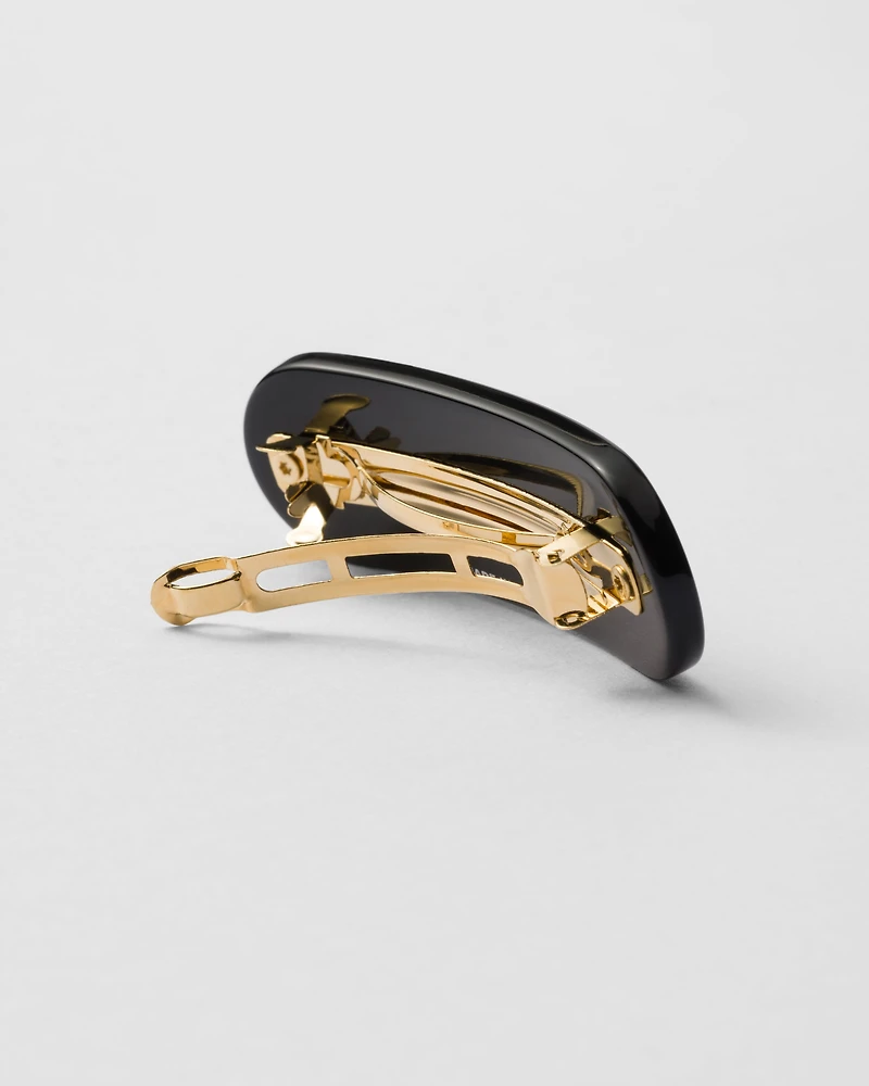 Plexiglas hair clip