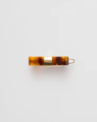 Plex and metal hair clip