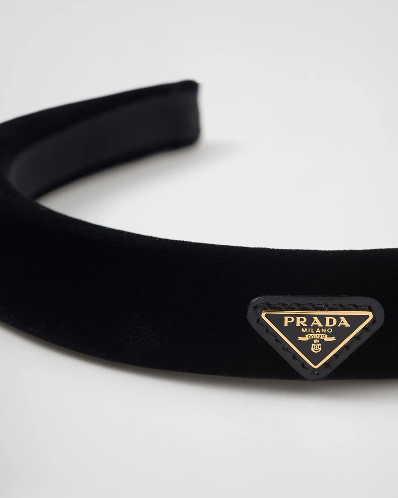 Velvet headband