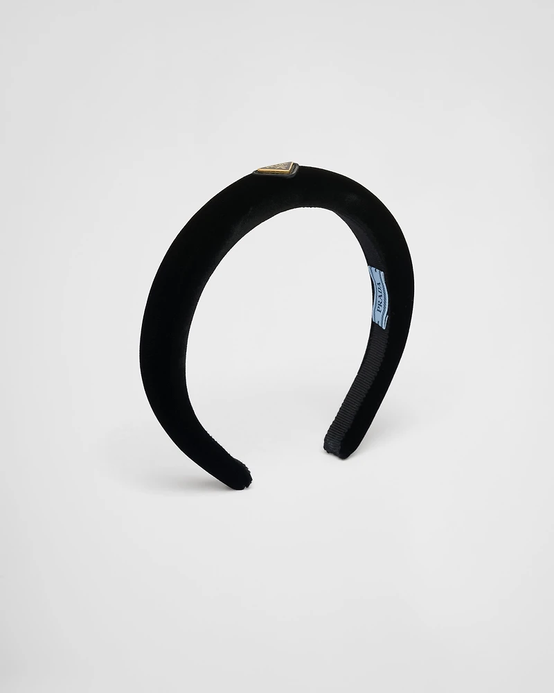 Velvet headband