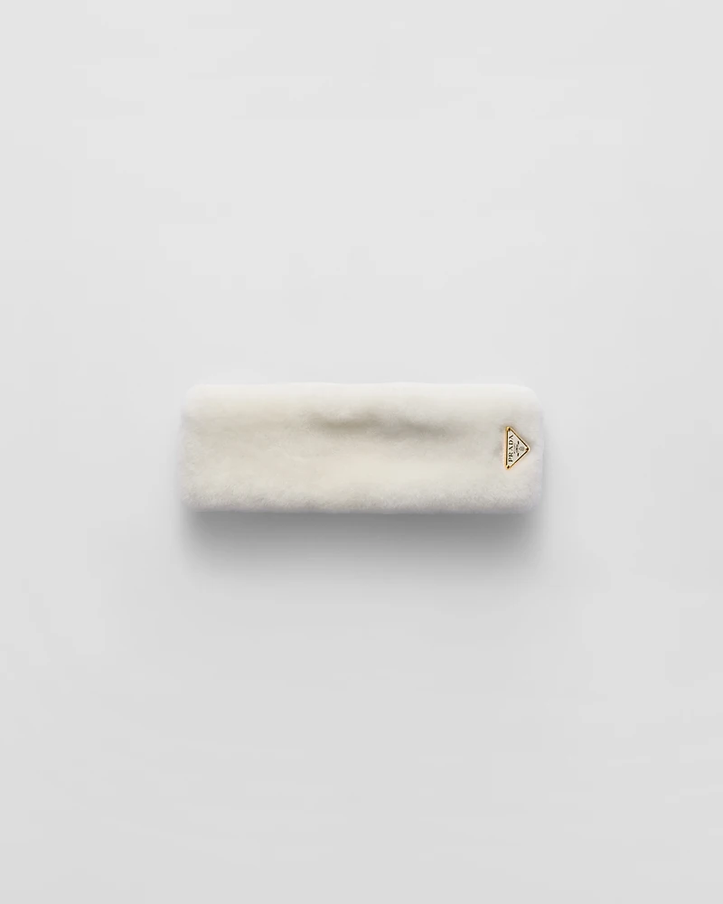 Shearling headband