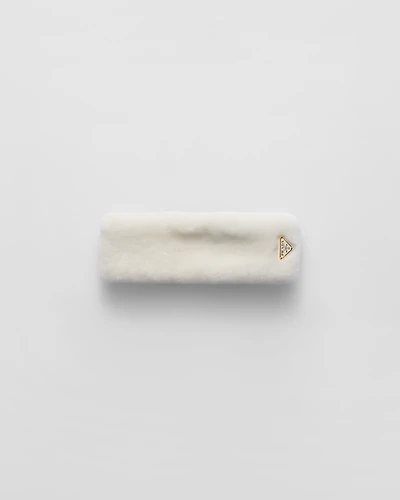 Shearling headband