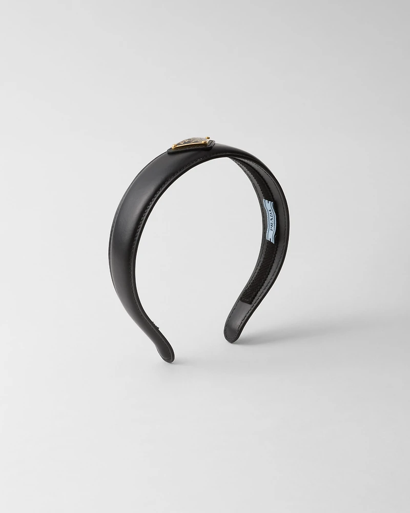 Leather headband