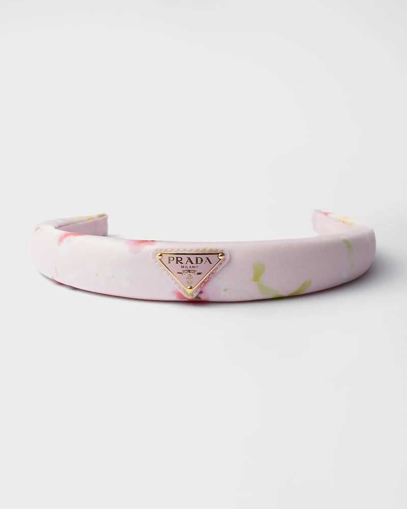 Floral print Re-Nylon headband