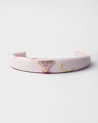Floral print Re-Nylon headband
