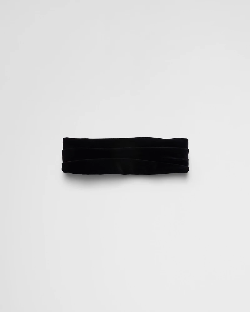 Velvet headband