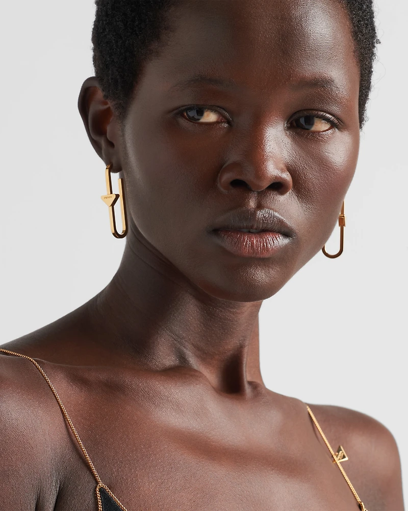 Metal earrings