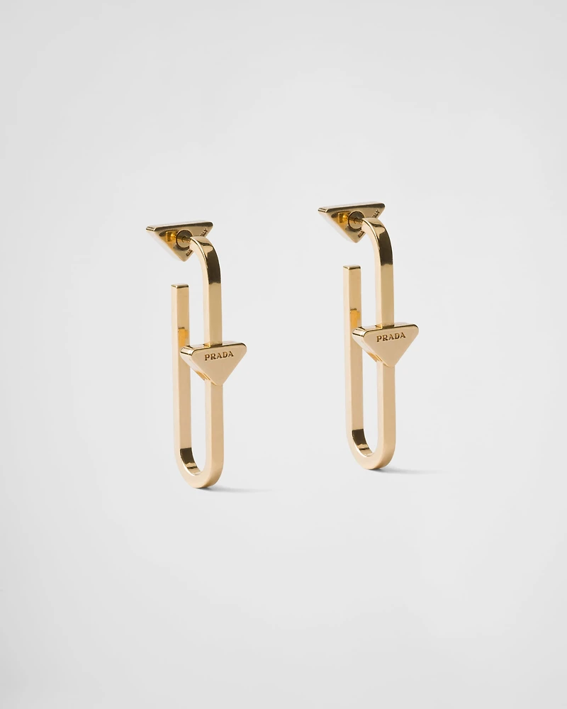 Metal earrings