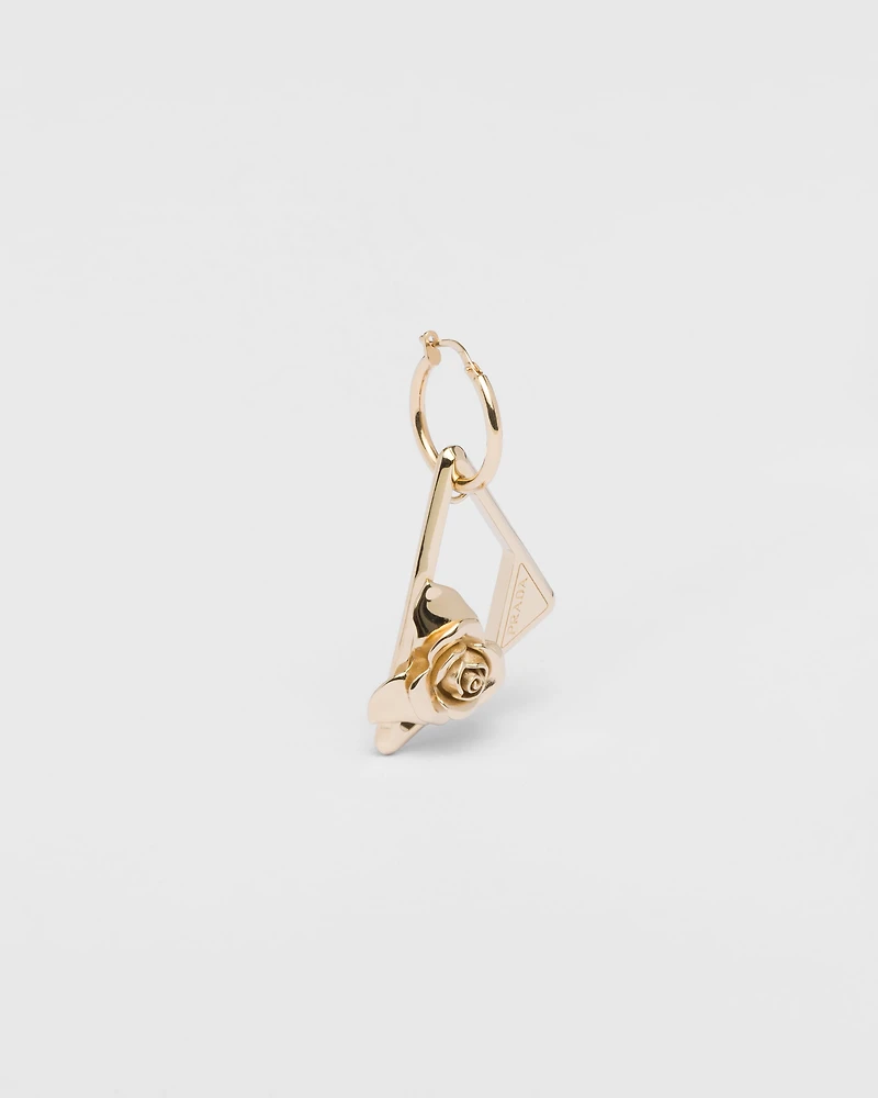 Metal earrings