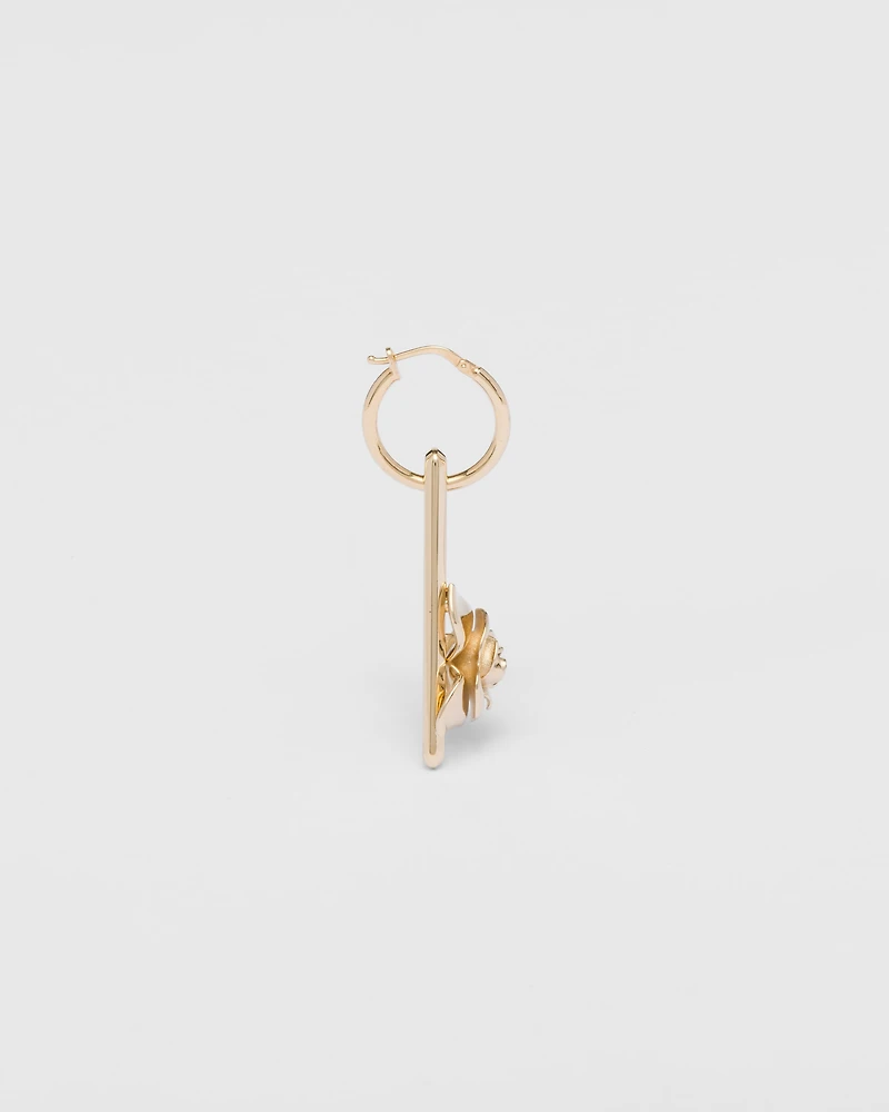 Metal earrings