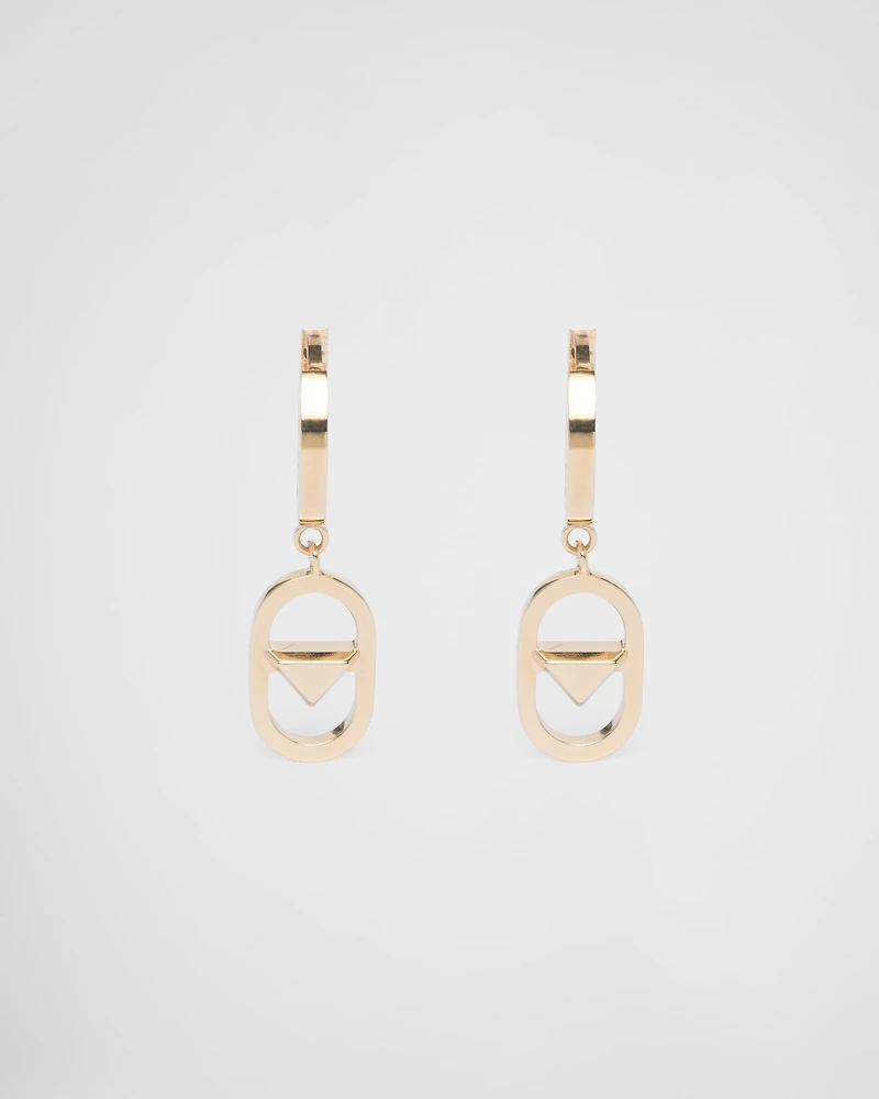 Metal earrings