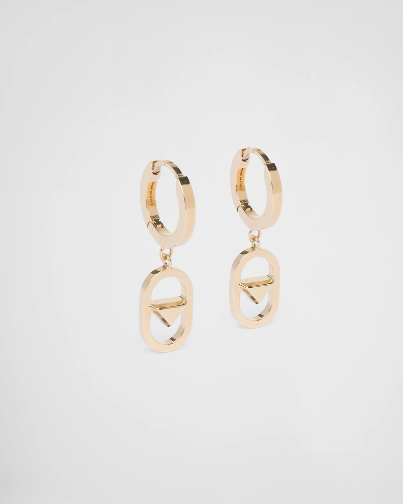 Metal earrings