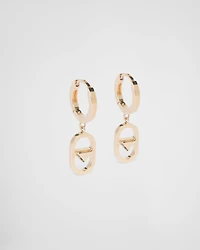 Metal earrings