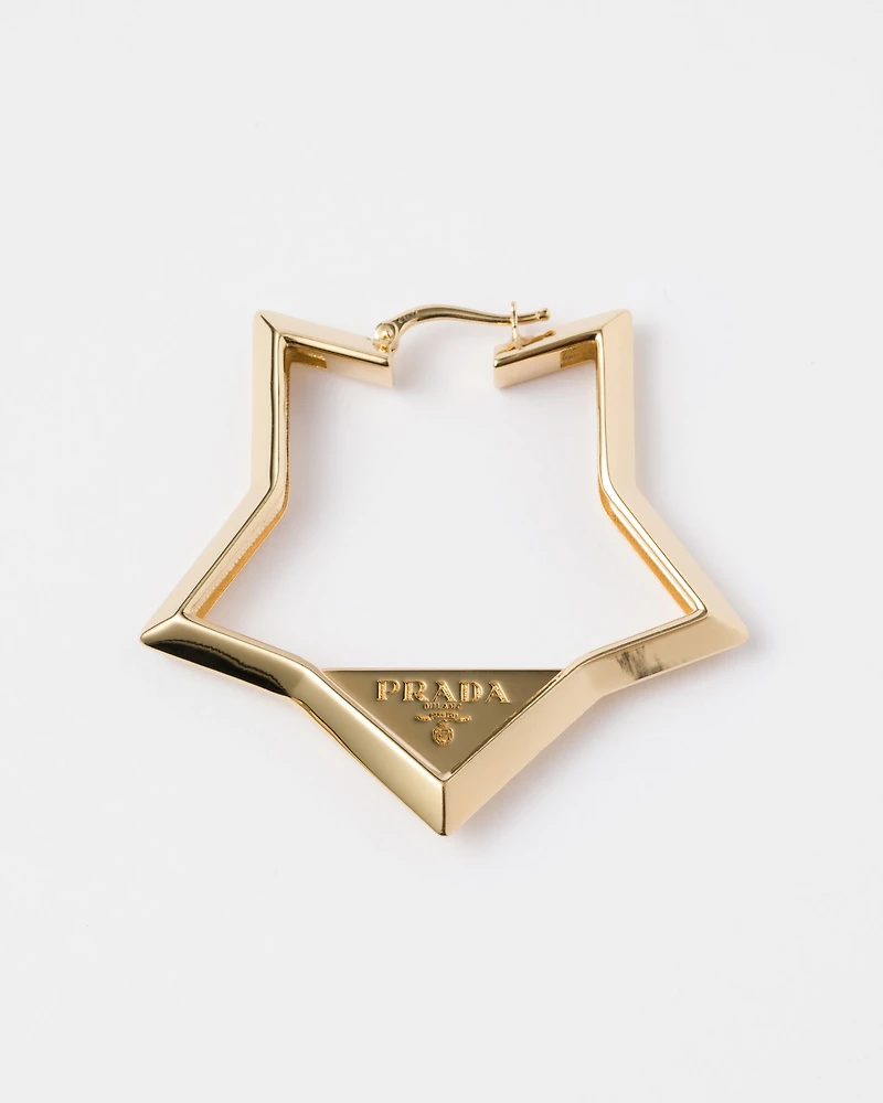 Metal earrings