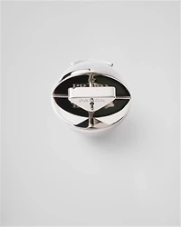 Metal and Plexiglas earrings