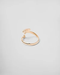 Eternal gold contrarié ring yellow with diamonds