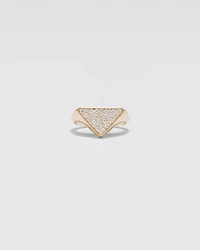 Eternal gold ring yellow with diamonds