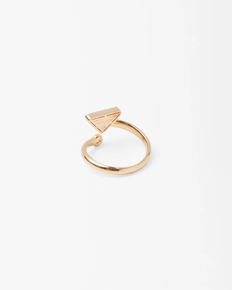 Eternal gold contrarié ring yellow with diamond and amethyst