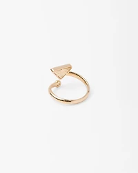 Eternal gold contrarié ring yellow with diamond and amethyst