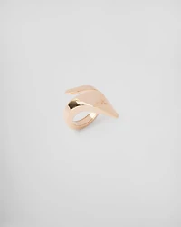 Eternal gold snake ring yellow