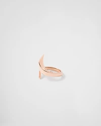 Eternal gold snake mini ring rose