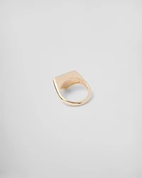 Eternal gold signet ring yellow