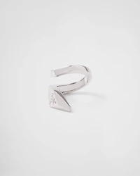 Eternal gold toi et moi snake ring white