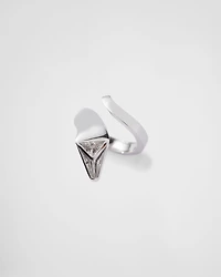 Eternal gold snake ring white and laboratory-grown diamonds