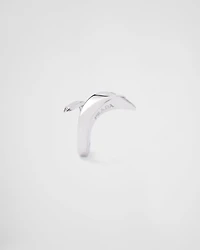 Eternal gold snake ring white and laboratory-grown diamonds