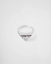 Eternal gold ring white with laboratory-grown diamond