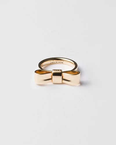 Eternal gold Bow ring - yellow
