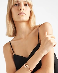 Eternal gold bangle bracelet rose