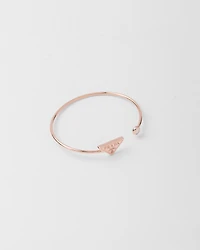 Eternal gold bangle bracelet rose with diamond