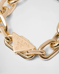 Eternal gold chain bracelet yellow with diamonds