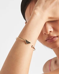 Eternal gold bangle bracelet yellow with diamond