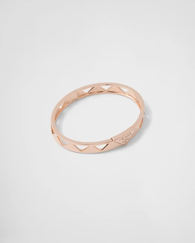 Eternal gold cut-out bangle bracelet rose