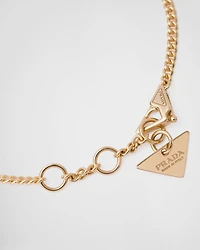 Eternal Gold chain bracelet in yellow gold and semi-precious stones