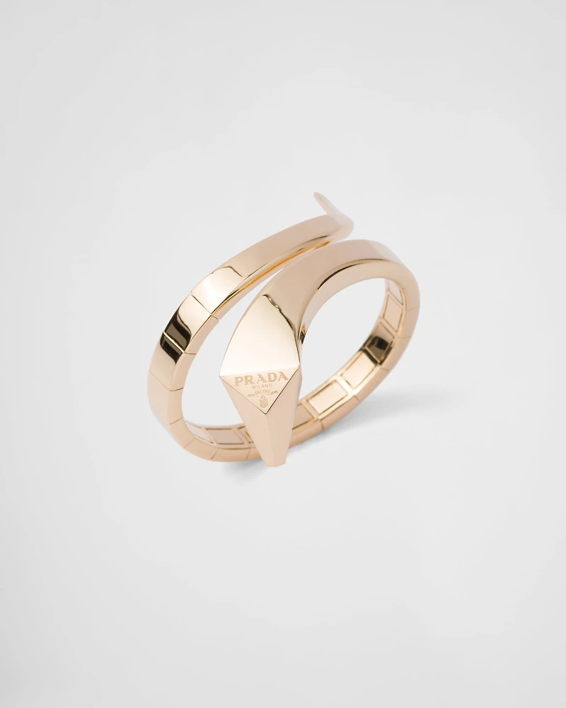 Eternal gold snake bracelet yellow