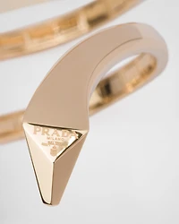 Eternal gold multi-coil snake bracelet yellow