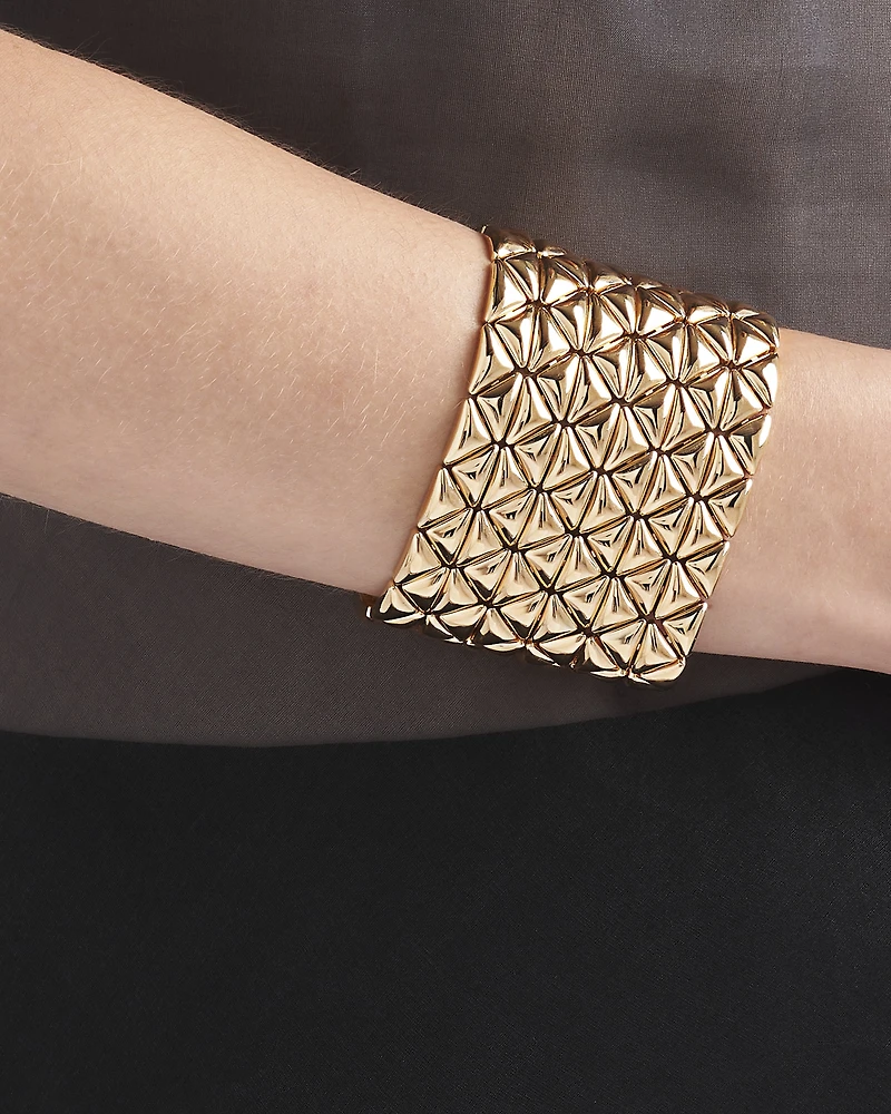 Eternal gold cuff bracelet yellow