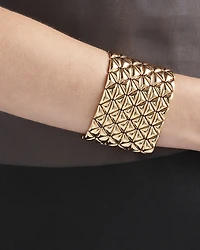 Eternal gold cuff bracelet yellow