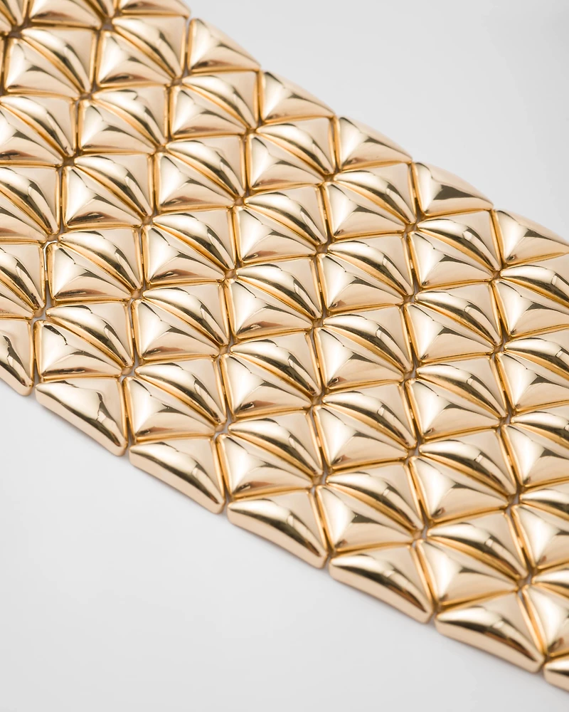 Eternal gold cuff bracelet yellow