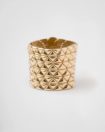 Eternal gold cuff bracelet yellow