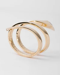 Eternal gold snake bracelet and laboratory-grown diamonds