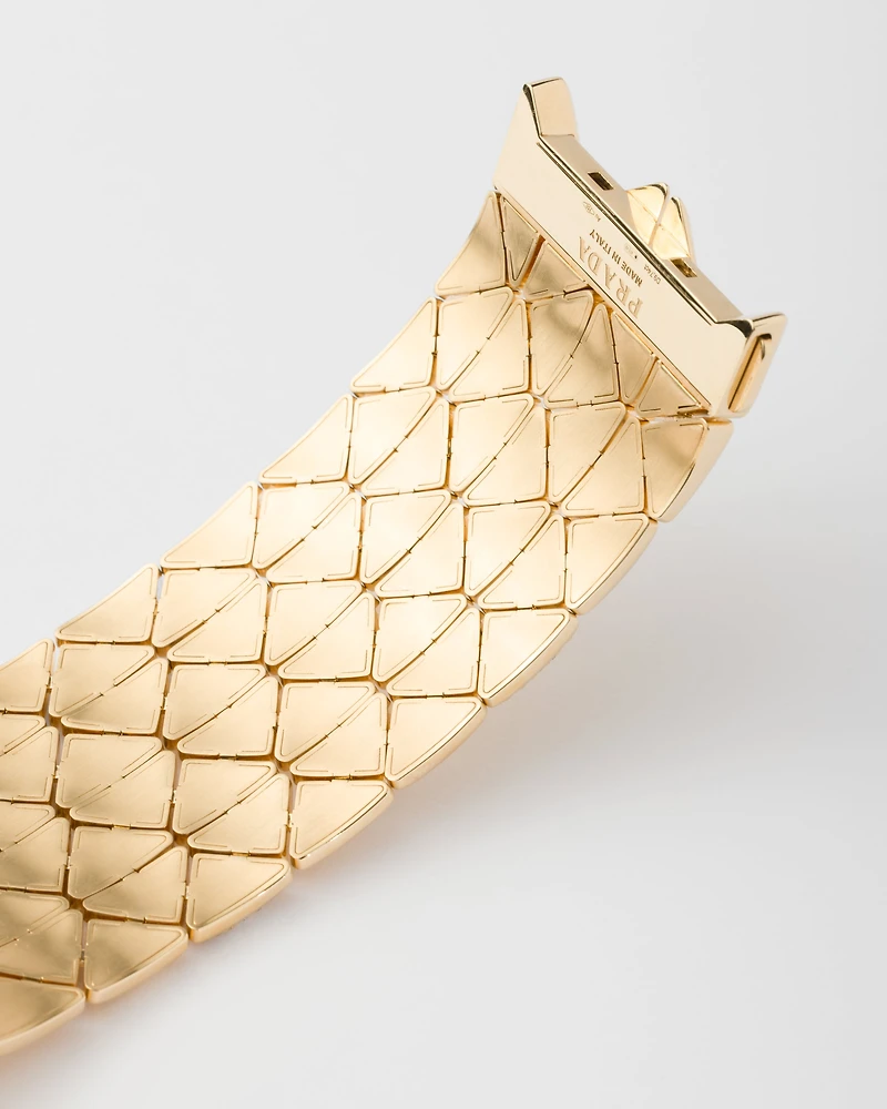 Eternal gold bracelet - yellow and diamonds
