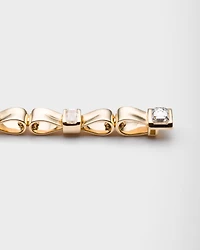 Eternal gold Bow bracelet yellow and laboratory-grown diamonds