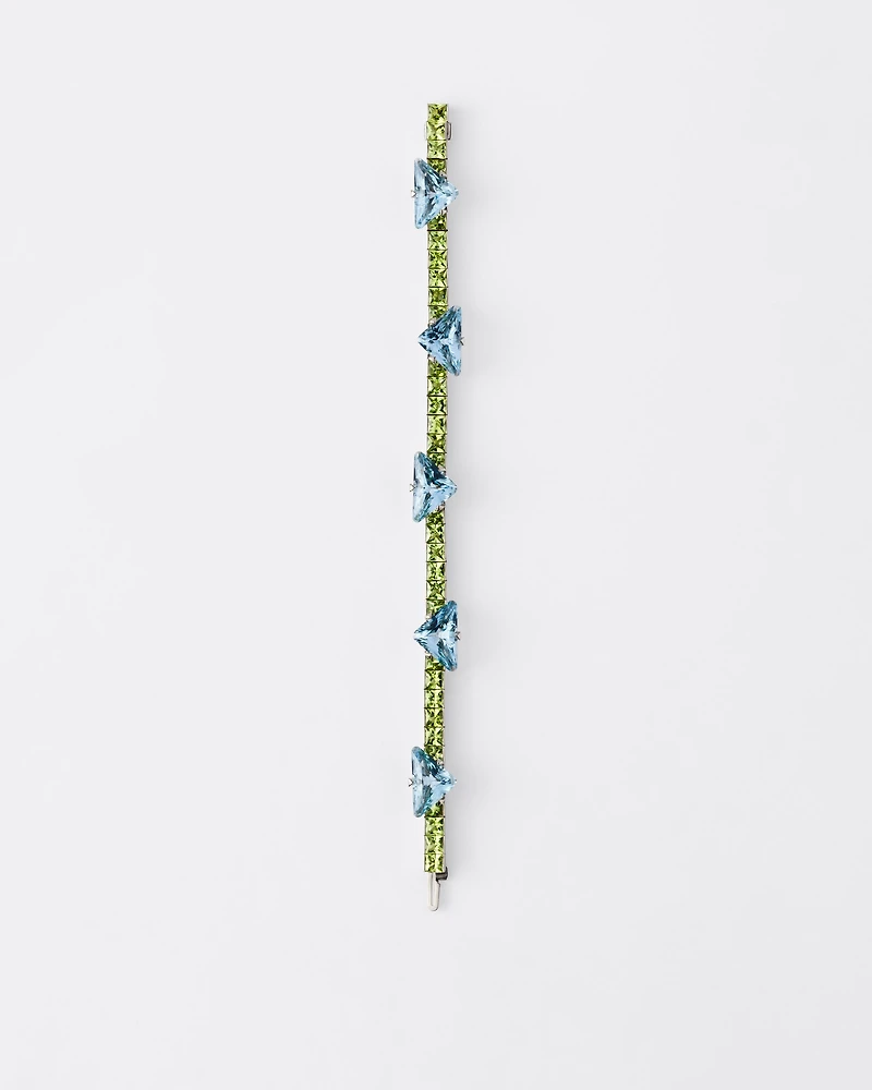 Couleur Vivante bracelet - white gold with aquamarine and peridot
