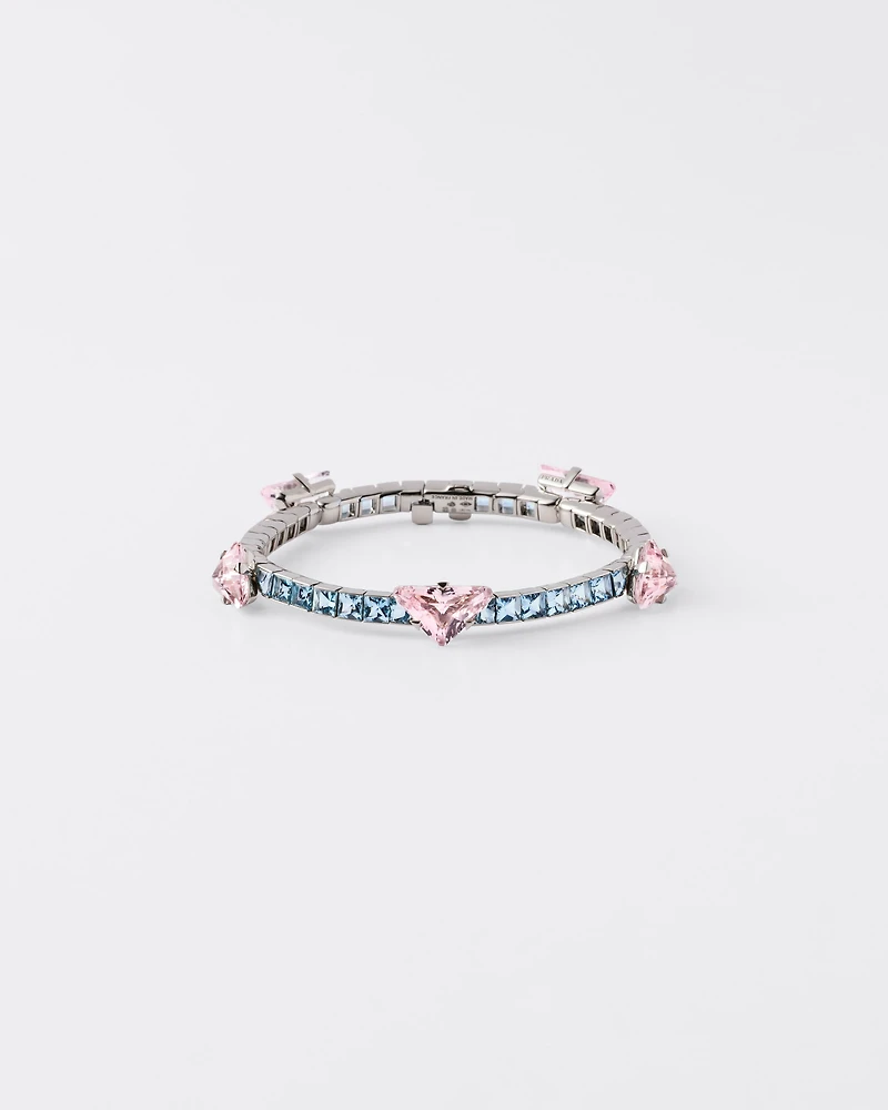 Couleur Vivante Bracelet - white gold with morganite and aquamarine
