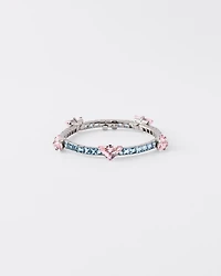 Couleur Vivante Bracelet - white gold with morganite and aquamarine