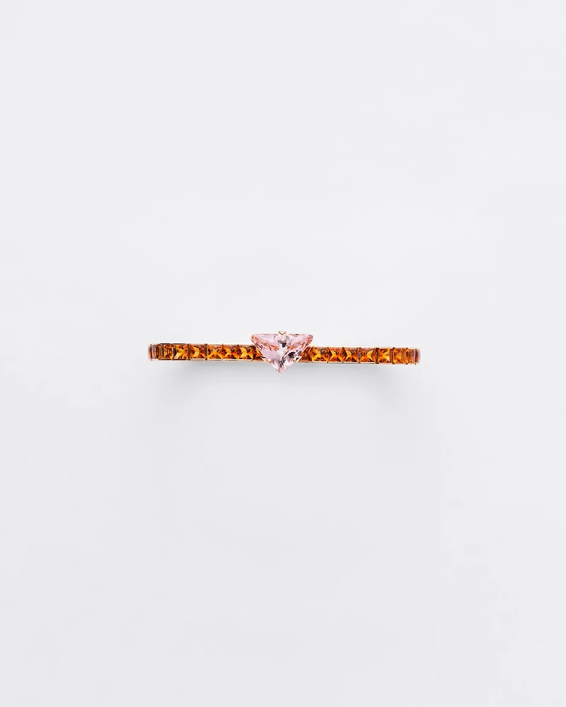 Couleur Vivante bracelet - rose gold with morganite and citrine